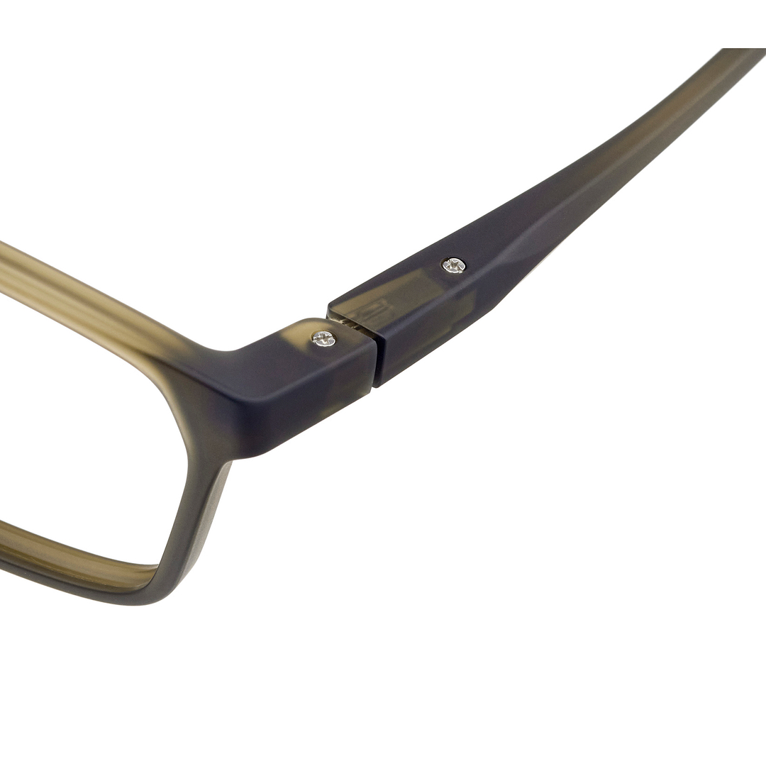 OWNDAYS | MOVE Matte Khaki Full Rim Rectangle left side